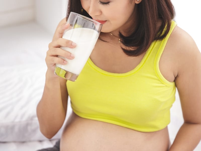 sữa cho mẹ bầu 5 tháng