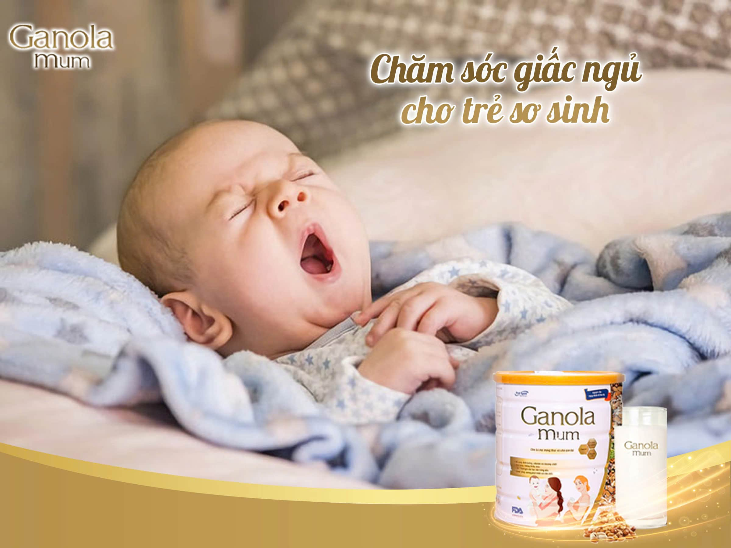 chăm sóc giấc ngủ cho trẻ sơ sinh